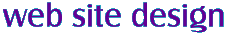 web site design